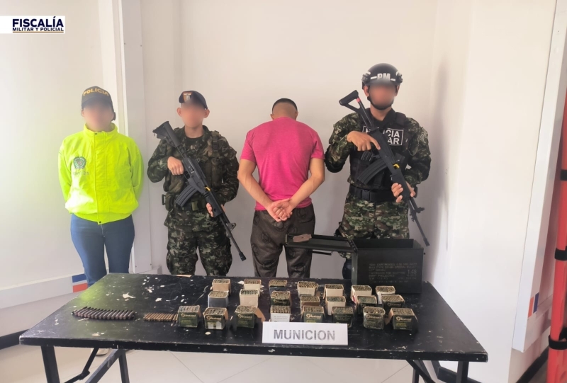 Capturado un soldado por presuntamente apoderarse de munición en Tolemaida 1