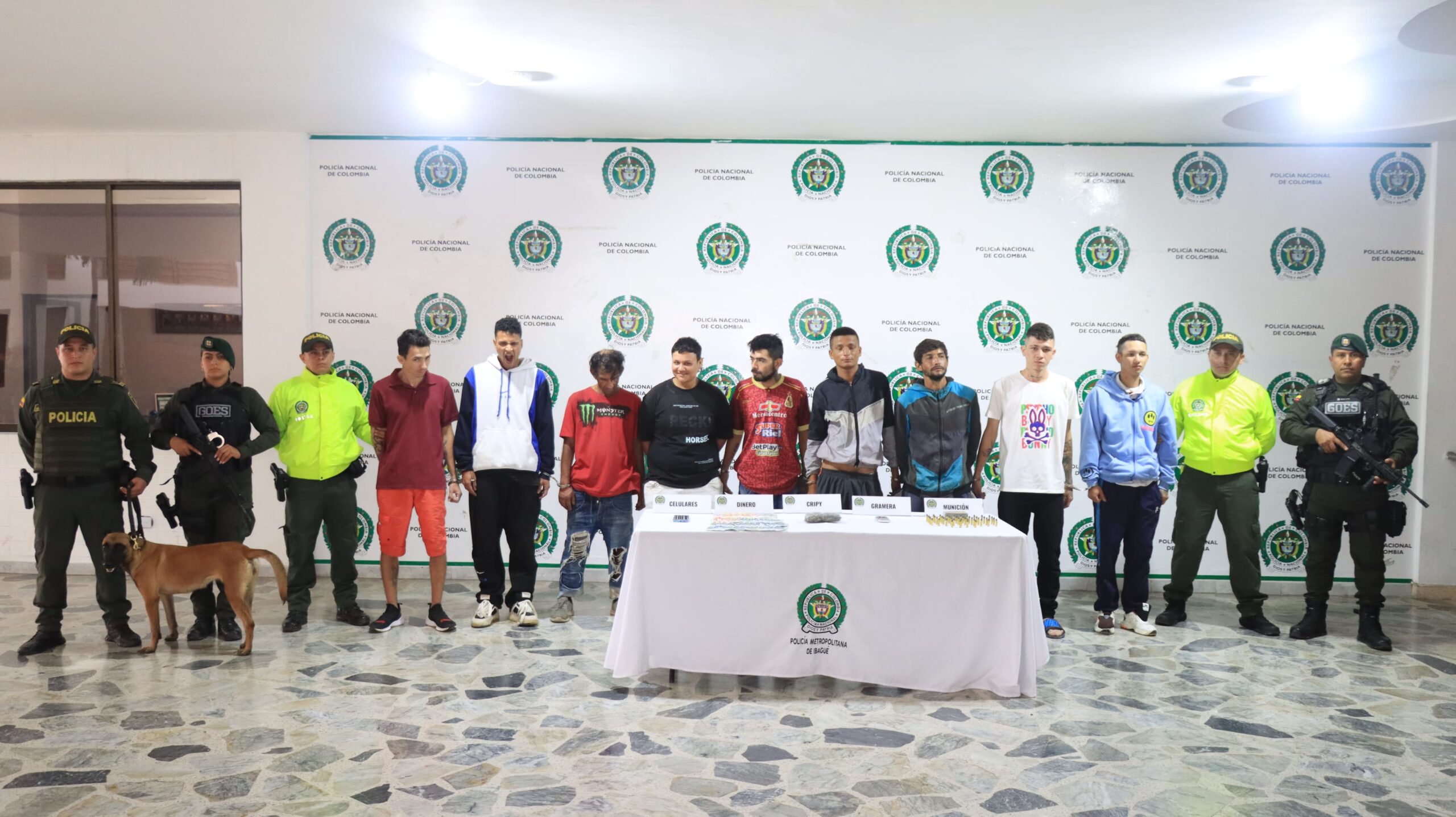 Caen 11 de la banda 'los pijaos del 12', responsables de tráfico de estupefacientes en Ibagué 1