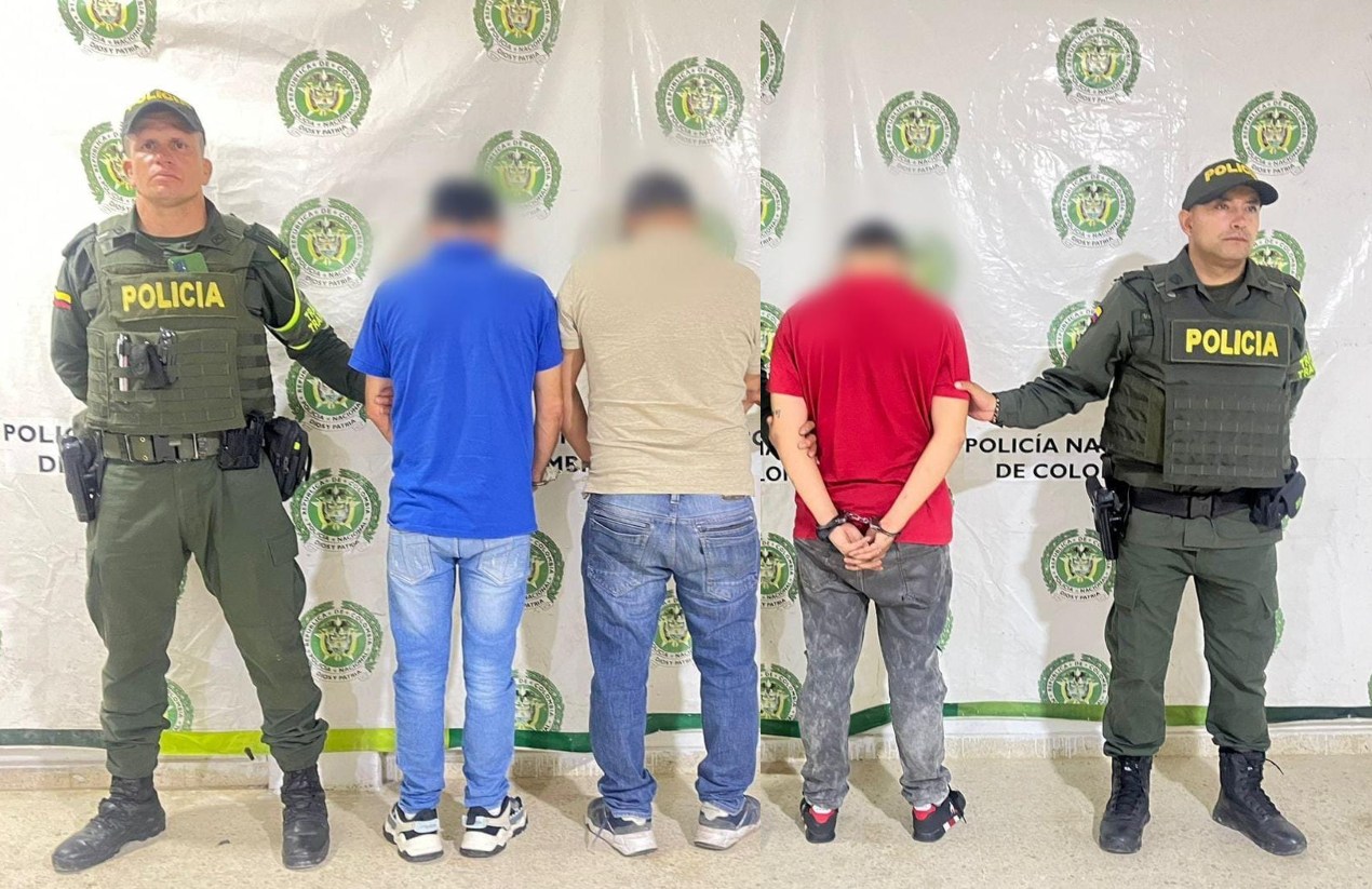 Tras las rejas tres hombres por intento de soborno a policías con $1 millón: ocurrió en Castilla 1