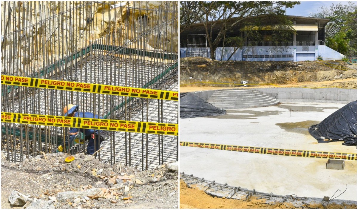 Obras del complejo acuático recreativo del Parque Deportivo alcanzan el 39% 3