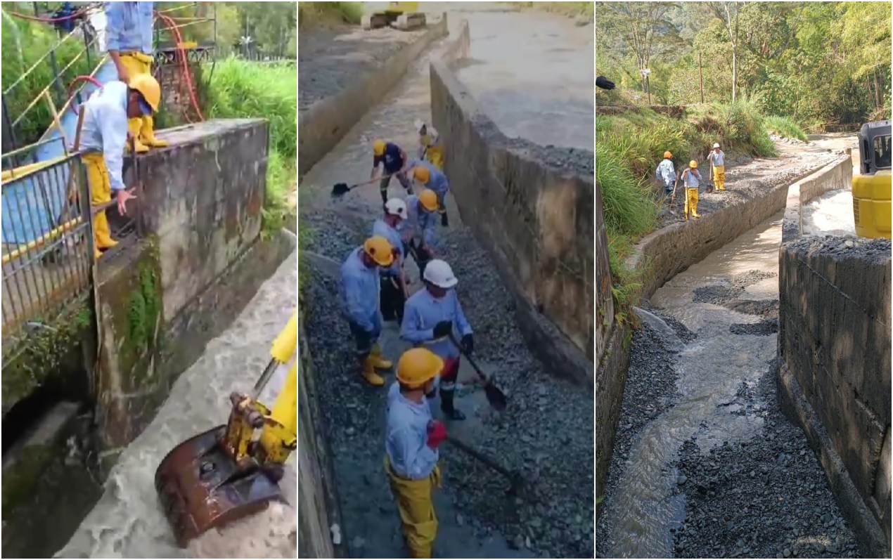 Así trabajó el IBAL para habilitar la captación de agua del río Combeima, tras suspensión por turbiedad 1