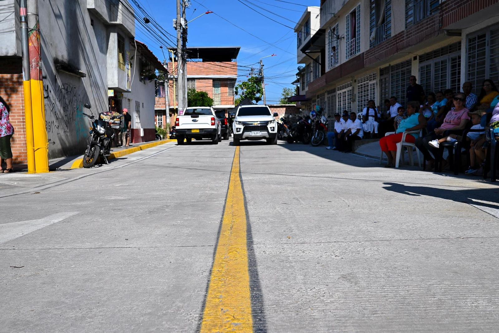Alcaldesa de Ibagué entregó más de 6.000 metros de vías nuevas en El Salado 1