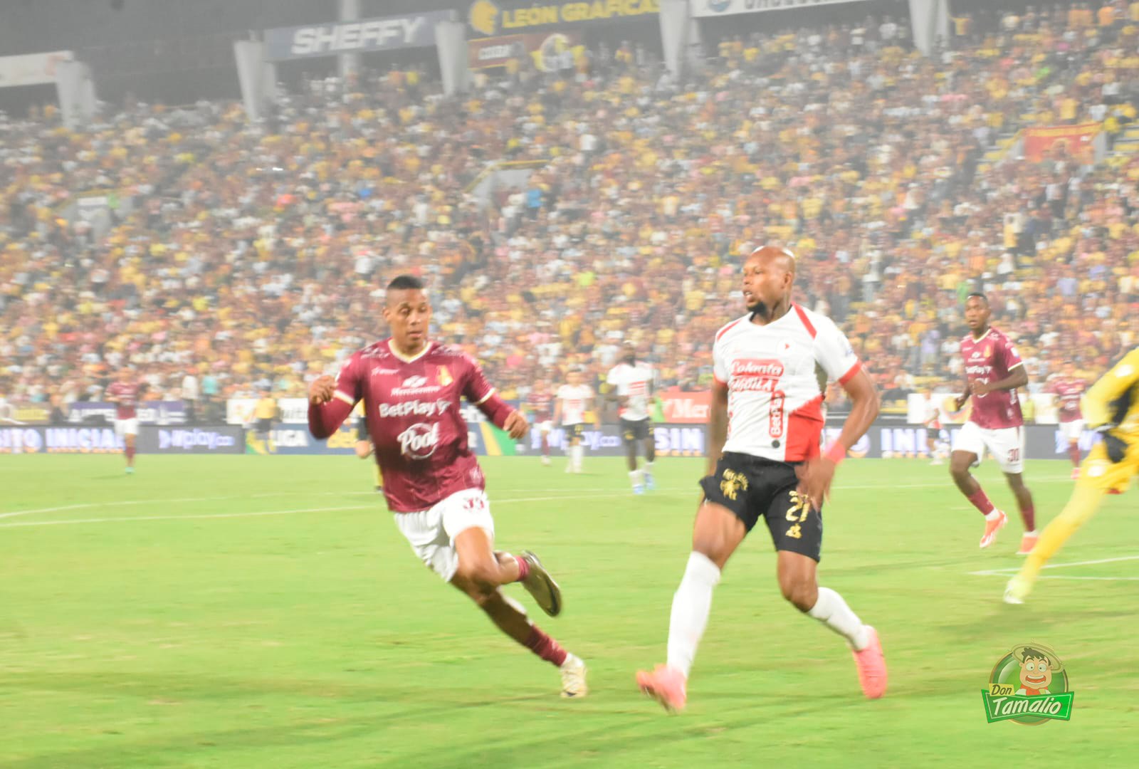 Deportes Tolima pico en punta en el cuadrangular B: derrota 1-0 al América 4
