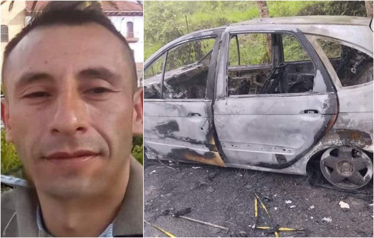 Asesinan a un hombre en Falan: su carro quedó incinerado 1
