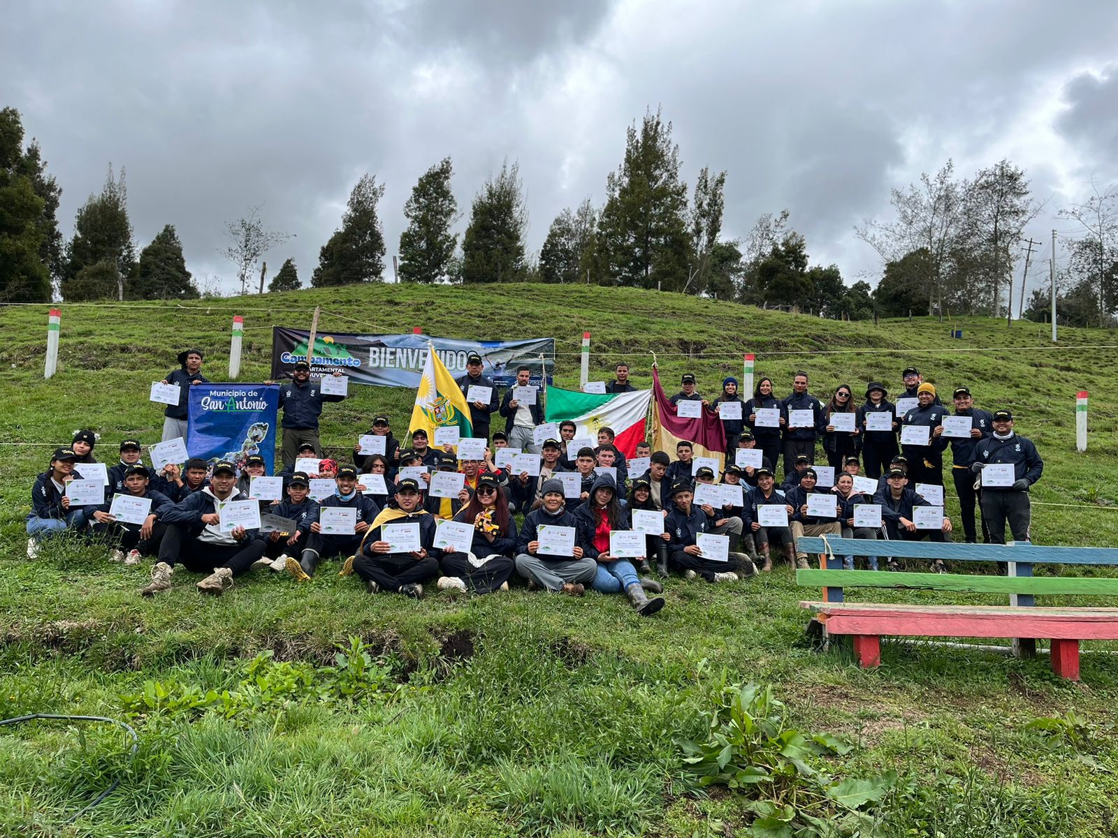 Culminó con éxito la gran aventura del Campamento Departamental Juvenil en Roncesvalles 1