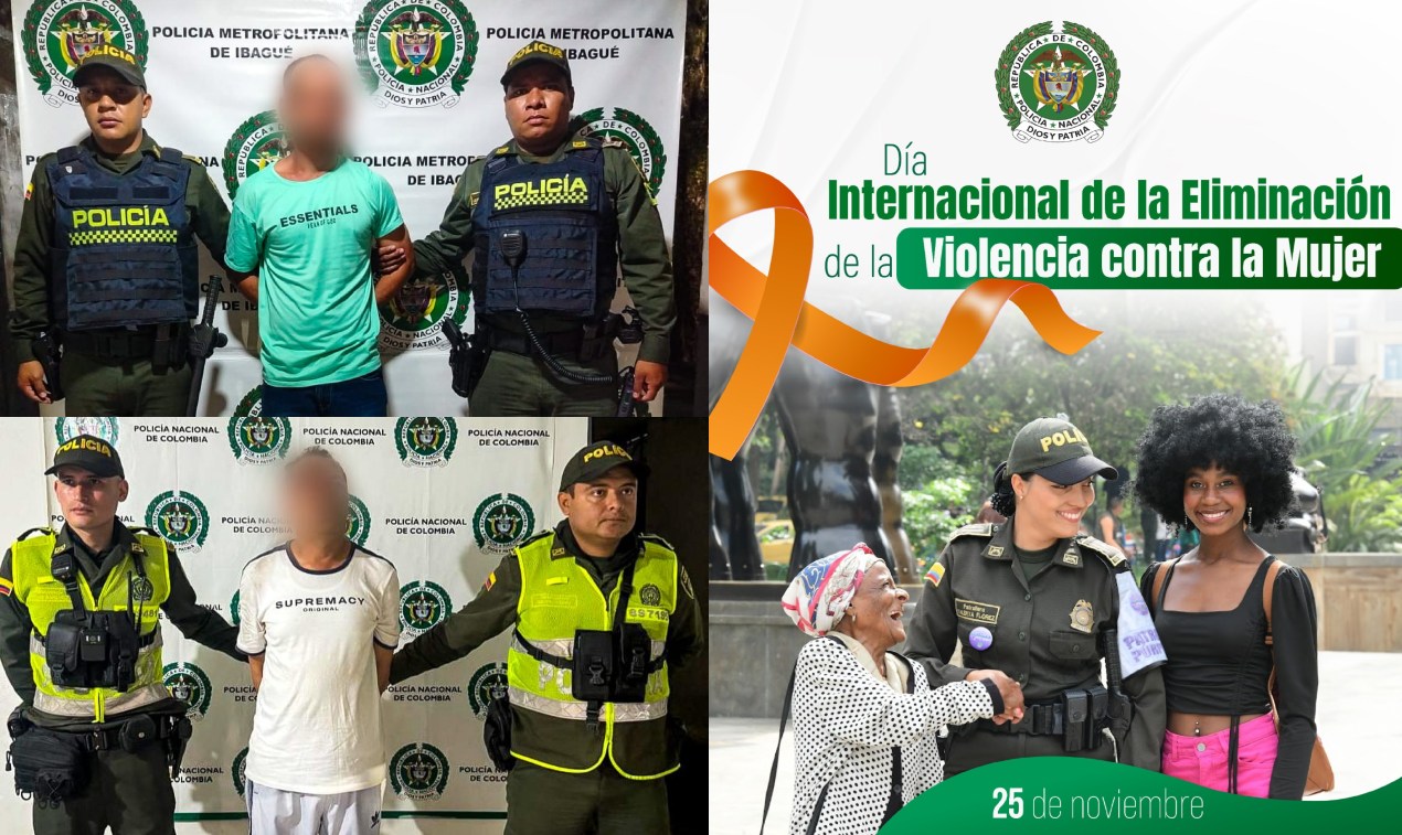 Dos capturados en Ibagué por violencia intrafamiliar: En Vasconia y Villa Marlén 2 1