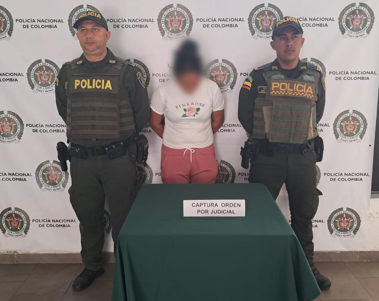 Capturan en Guamo a una mujer requerida para cumplir condena de 16 meses de prisión 1