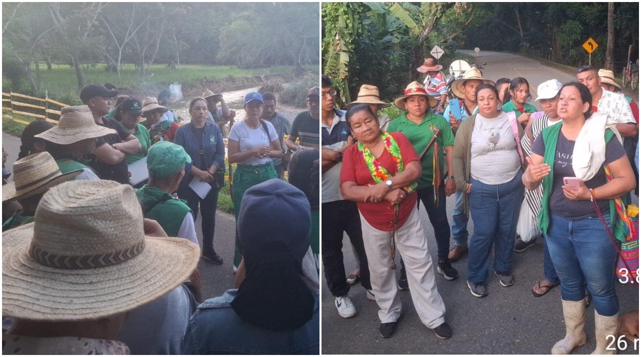 Bloqueo en la vía Ortega - Chaparral fue levantado: Alcaldía 1