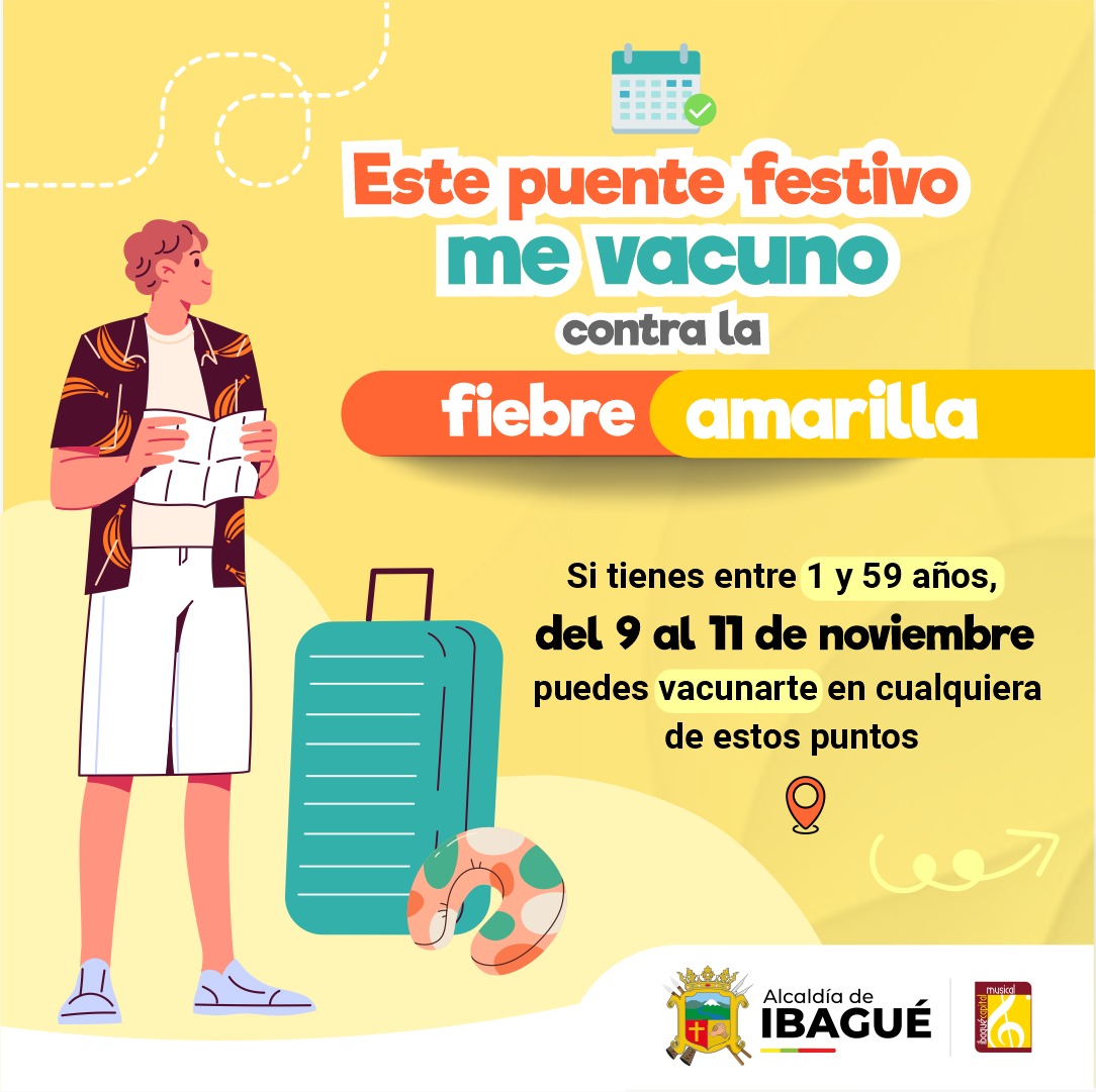 Vacunación contra la fiebre amarilla en las Unidades Intermedias de Salud de Ibagué 2