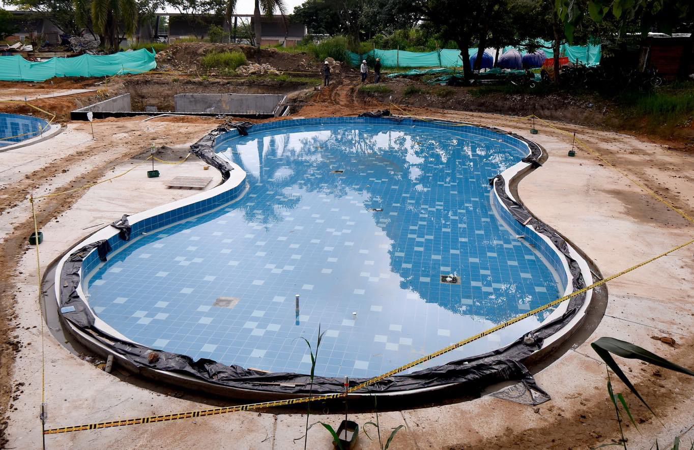 Piscina de olas de Parque Deportivo está en un 71% de avance 2