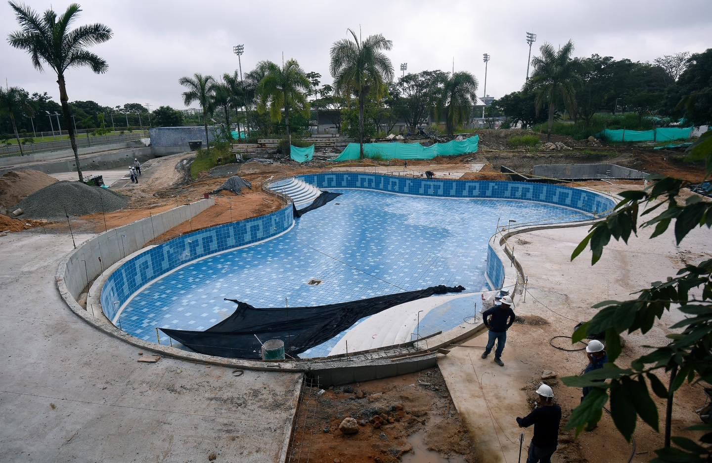 Piscina de olas de Parque Deportivo está en un 71% de avance 3