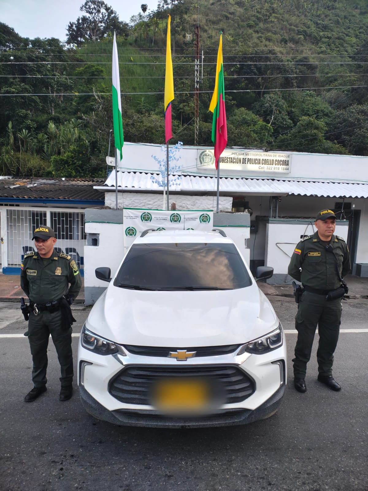Carro robado en Melgar fue hallado en zona rural de Ibagué 1