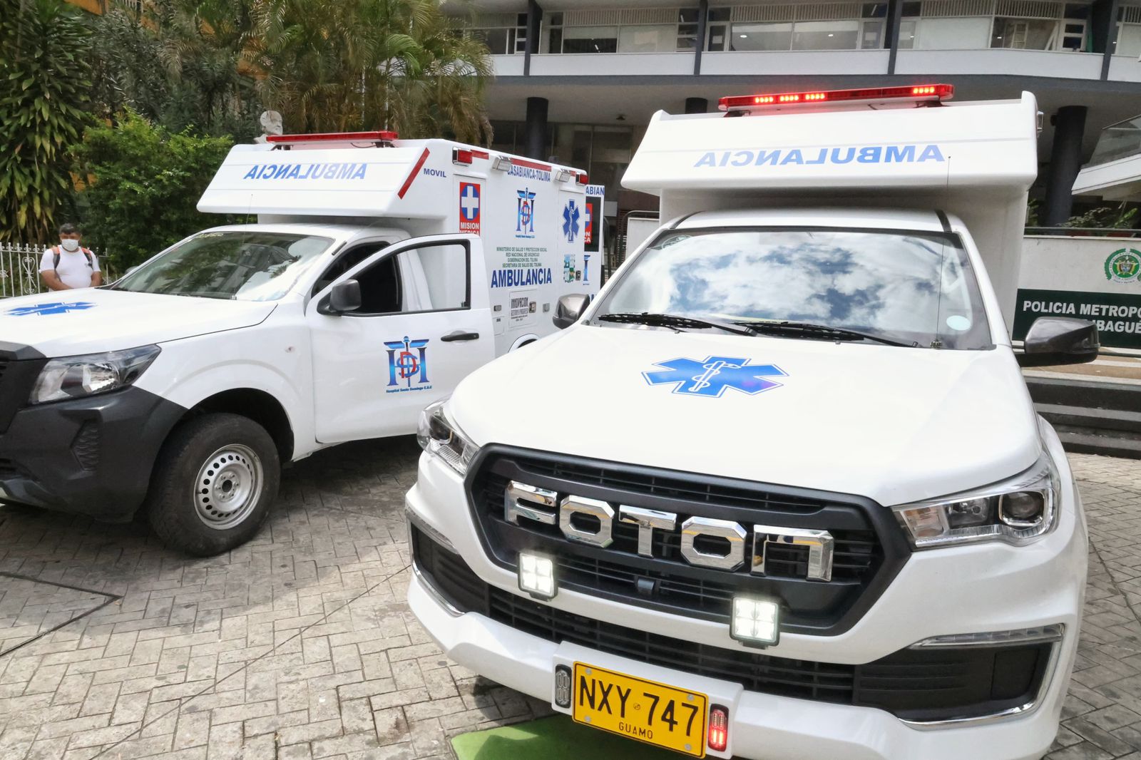 Gobernación del Tolima cierra el año con la entrega dos ambulancias nuevas para Rovira y Casabianca 3