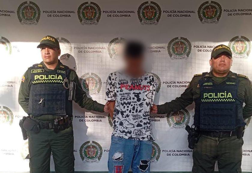 Policía Tolima en Saldaña captura a alias 'Kalet', requerido por hurto calificado y agravado 1