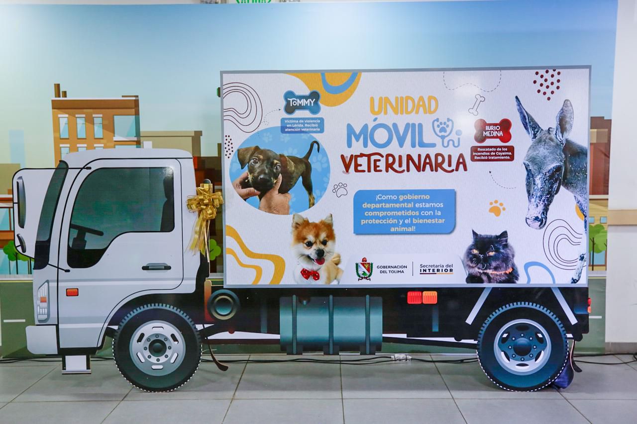 Por primera vez, el Tolima cuenta con una Unidad Móvil para el Bienestar Animal 1