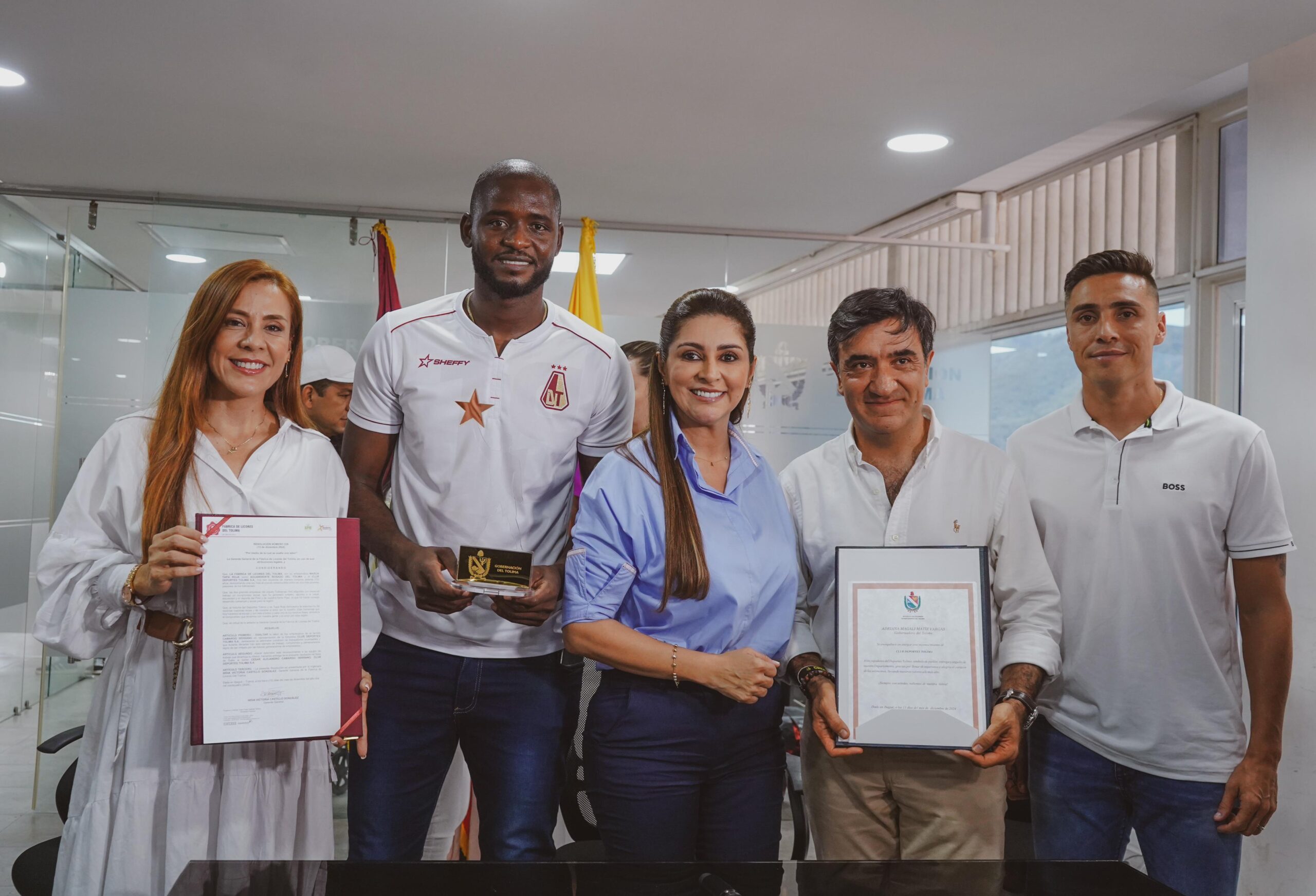 ”Tenemos mucha fe en esa cuarta estrella”: gobernadora Adriana Matiz al Deportes Tolima 1