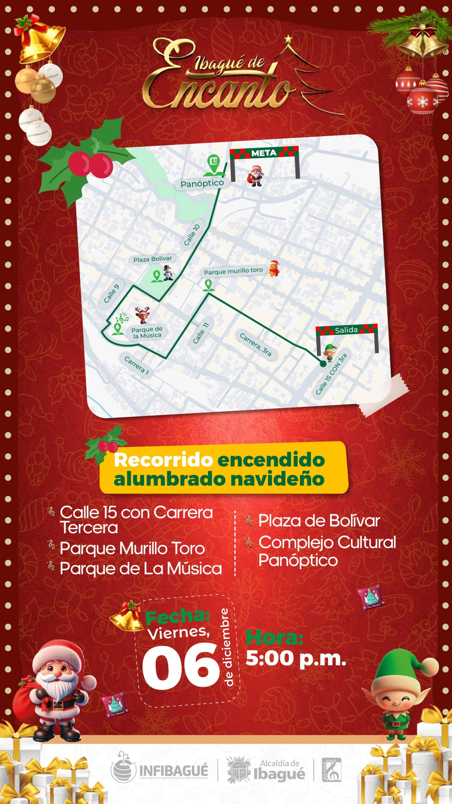 Este viernes Ibagué tendrá un gran desfile de Navidad para encender el alumbrado 4