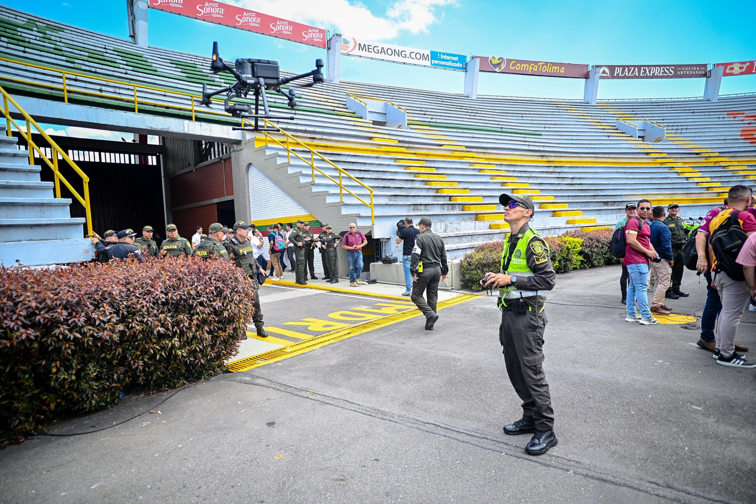 900 policías garantizarán la seguridad del partido de ida de la final de la Liga BetPlay 10