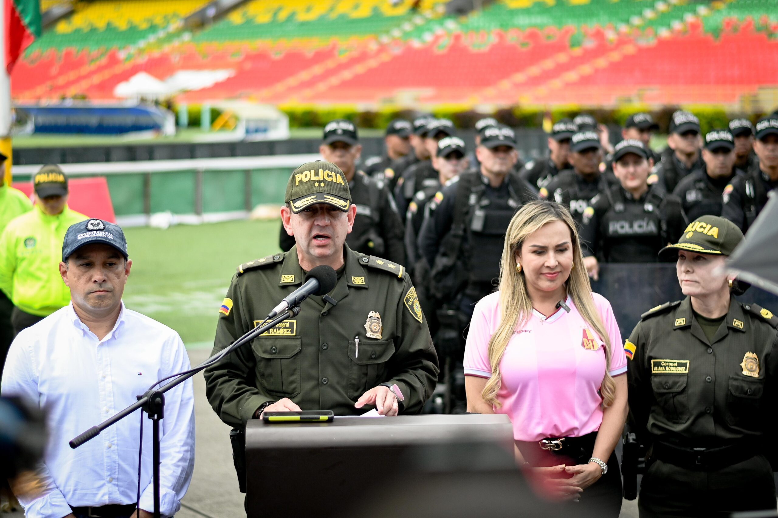 900 policías garantizarán la seguridad del partido de ida de la final de la Liga BetPlay 3