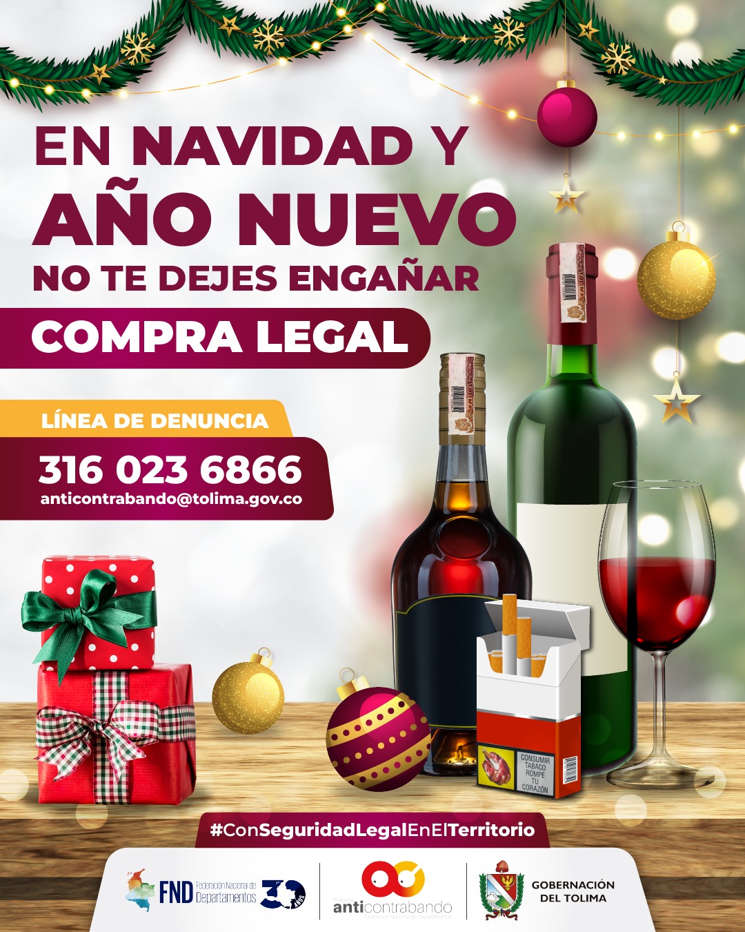 Lanzan el Plan Navidad Anticontrabando en Ibagué para fomentar la legalidad 4