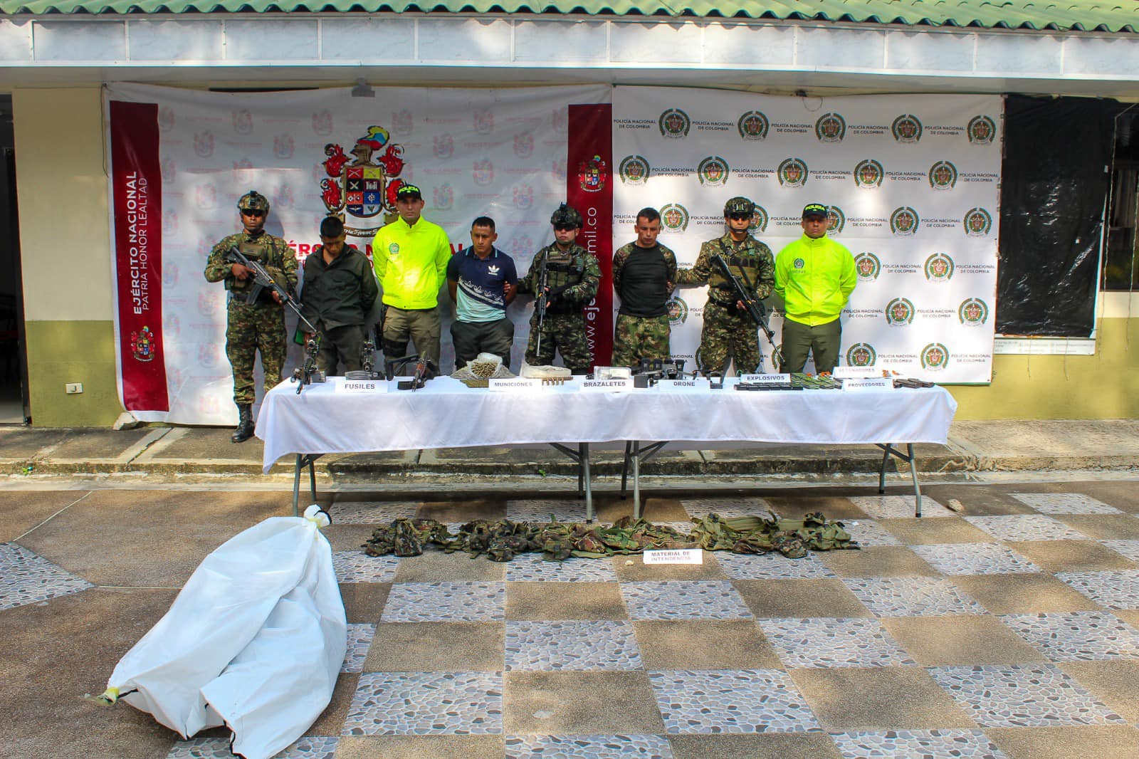 Cayeron en Rioblanco alias 'Willington' y miembros de columna 'Carlos Patiño' de disidencias 1