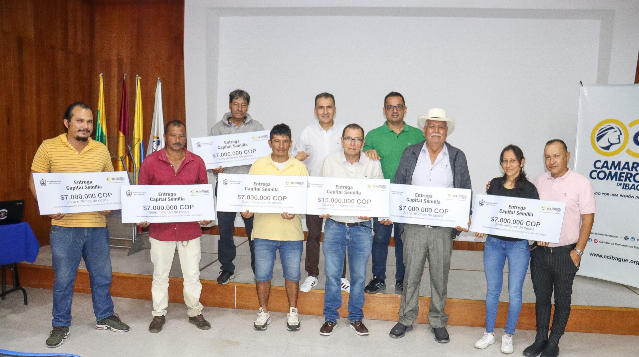 La Navidad le llegó a 10 comerciantes damnificados de la calle 19 de Ibagué 3