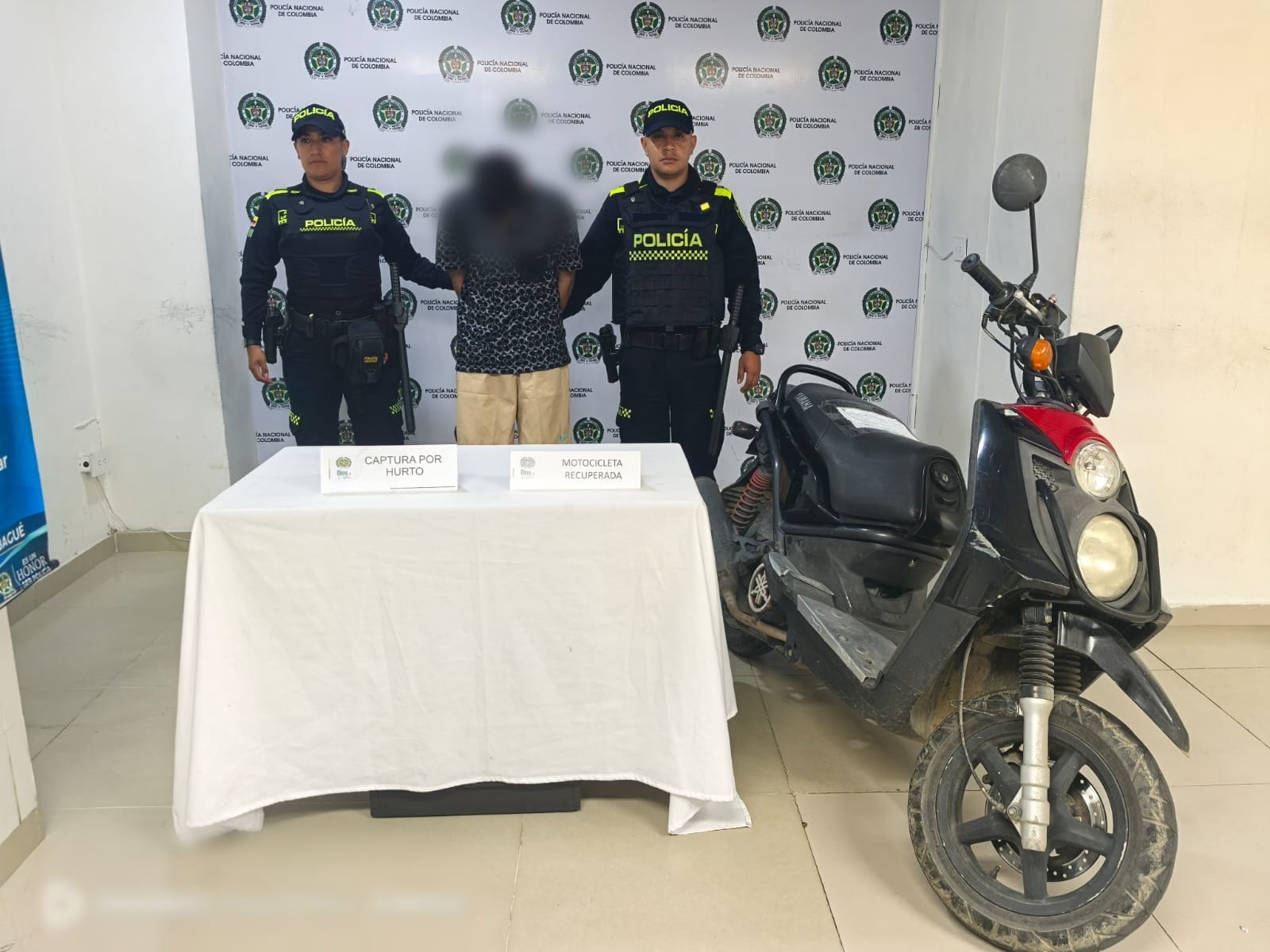 Policía recuperó motocicleta robada en tiempo récord y capturó al responsable 1