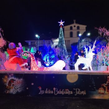 Casabianca ambienta su parque en Navidad con nieve artificial: un atractivo para visitar en el norte del Tolima 5