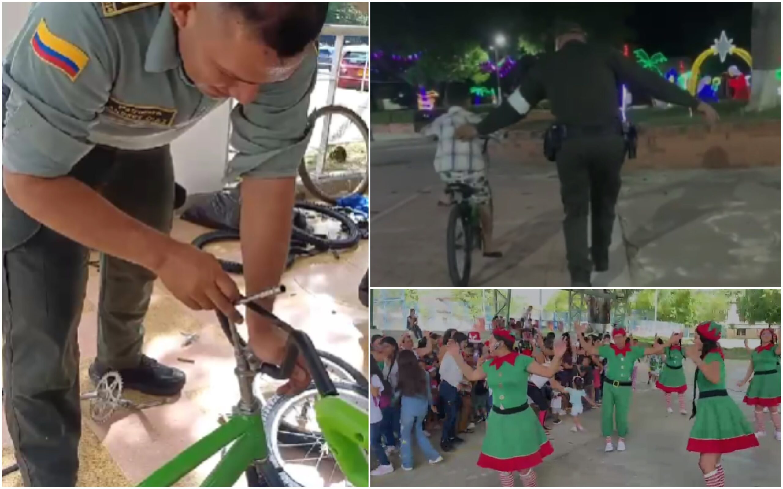 Policía Tolima llegó a diferentes municipios con la 'Ruta de la felicidad' y 'Taller de Santa' 1