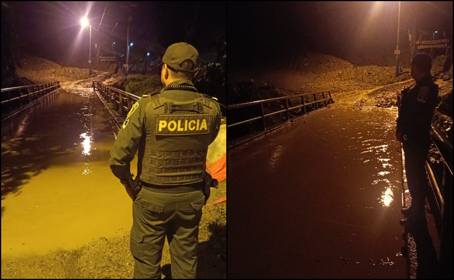 Quebrada Bellavista en el Cañón del Combeima, nuevamente, se salió de su cauce 1