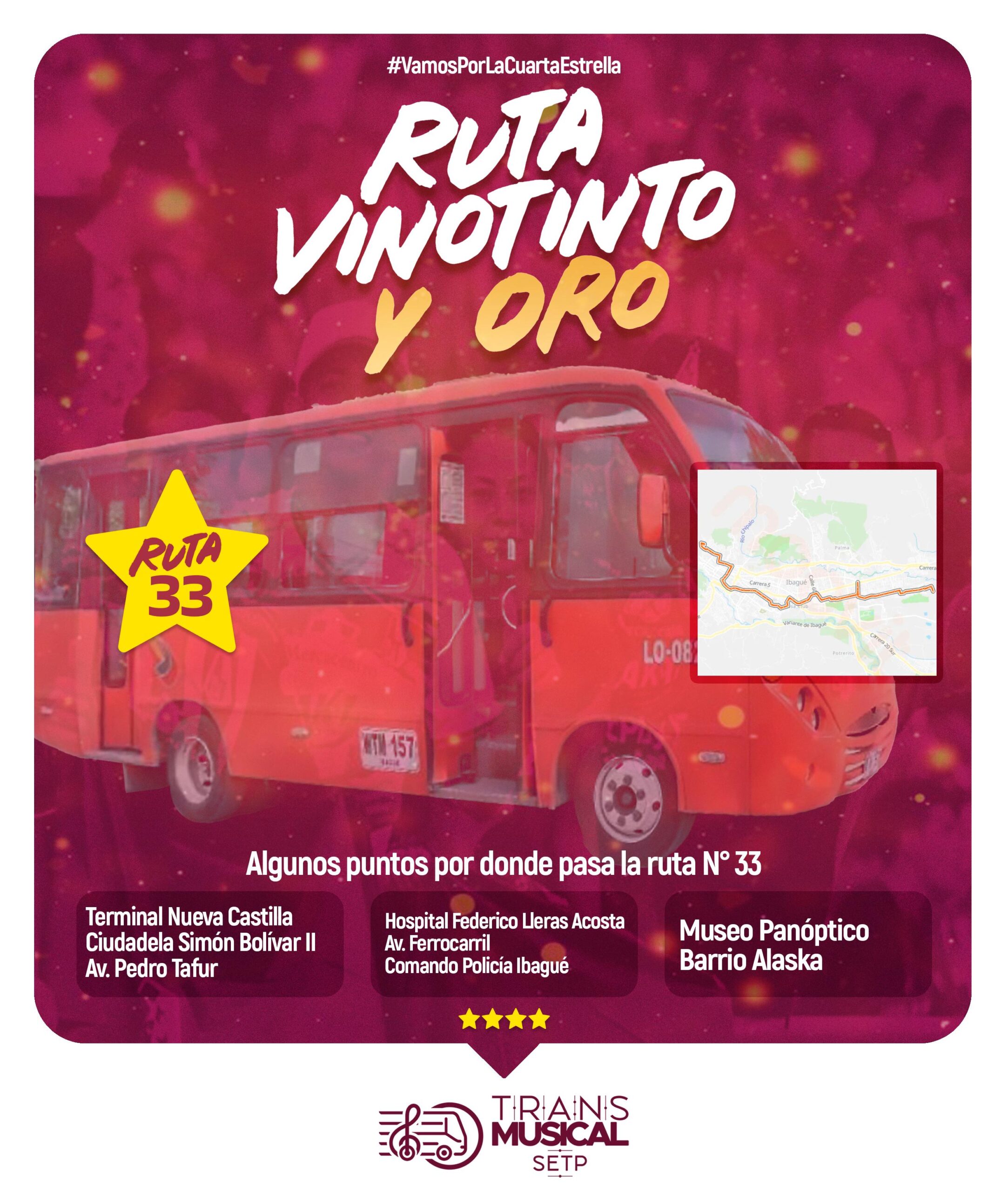 Alcaldía dispondrá de 8 rutas especiales de busetas para la final entre Tolima y Nacional 8