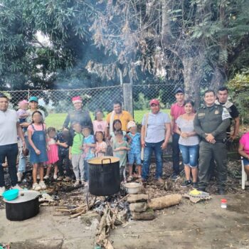 En Saldaña, Policía fomentó la solidaridad con recuperación del salón comunal de Pueblo Nuevo 3