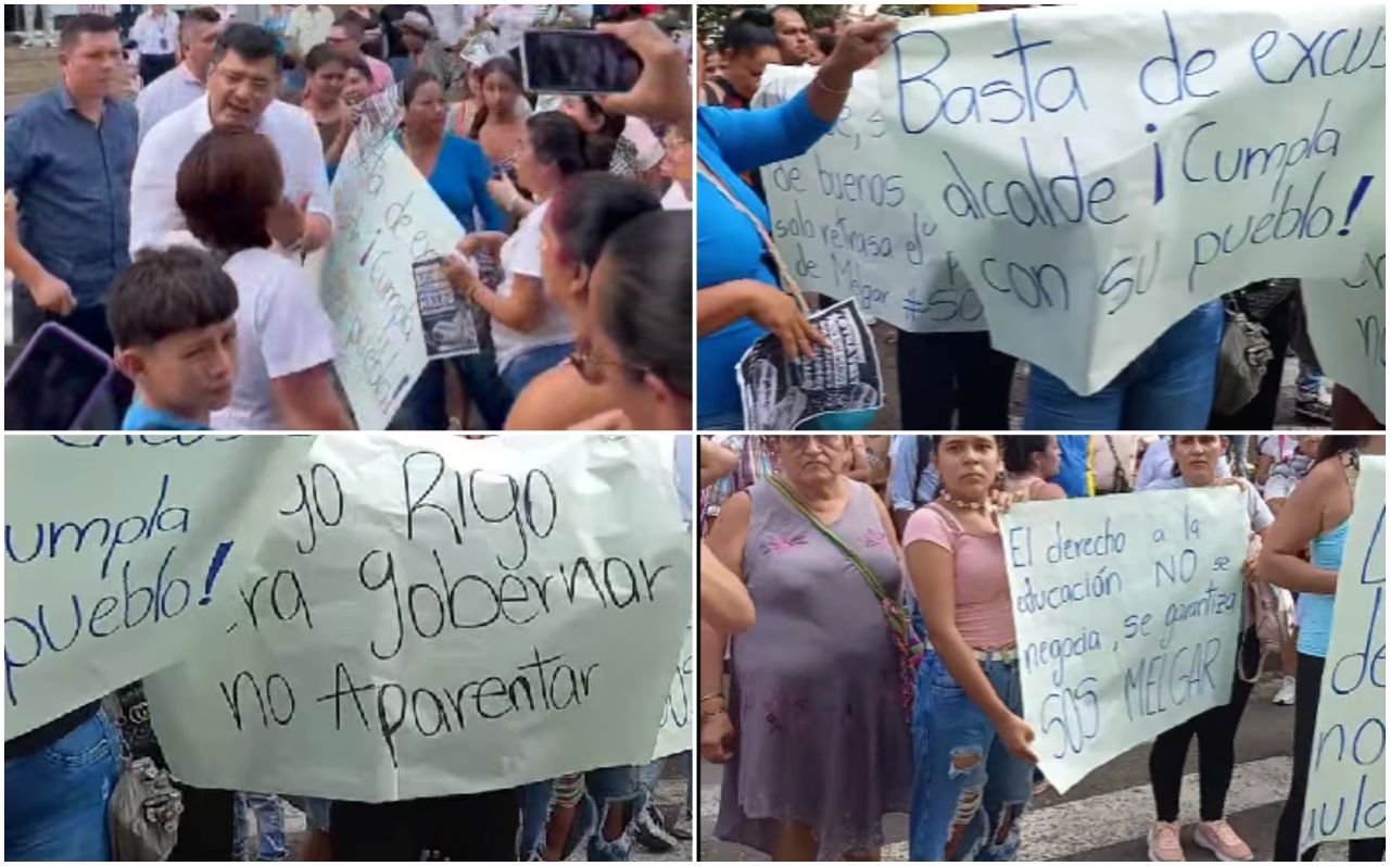 "Siempre pondré la cara": Alcalde de Melgar responde a plantón por falta de transporte escolar 4
