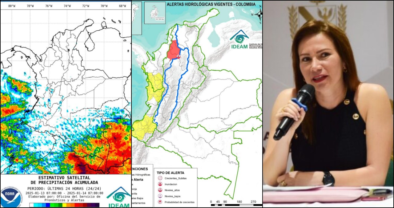 "Tolima no presenta alertas naranjas ni rojas del Ideam en las últimas horas" 1