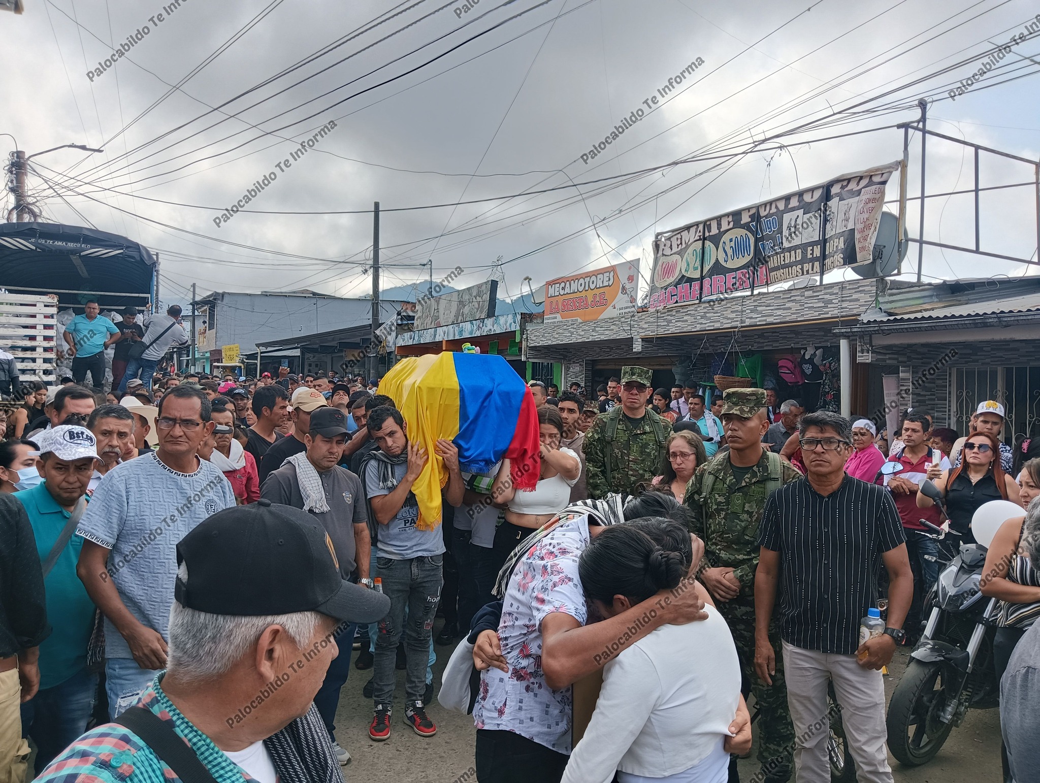 Palocabildo despide a Carlos Andrés Marín, el Soldado víctima de ataque del ELN en Arauca 2