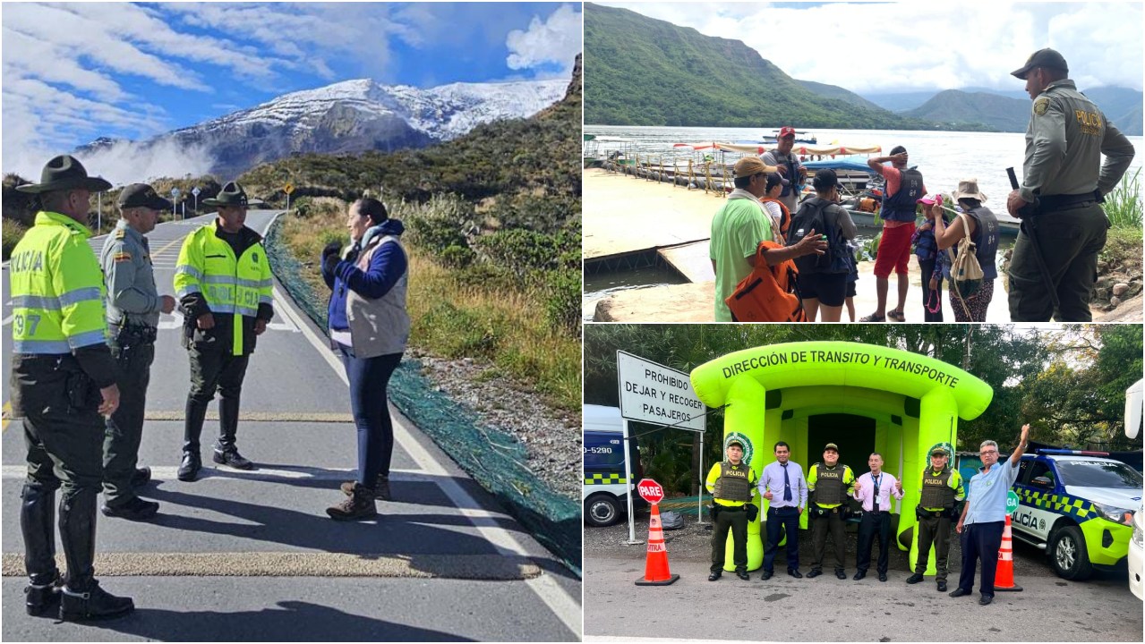 Policía del Tolima garantizó seguridad a turistas durante la temporada vacacional 1