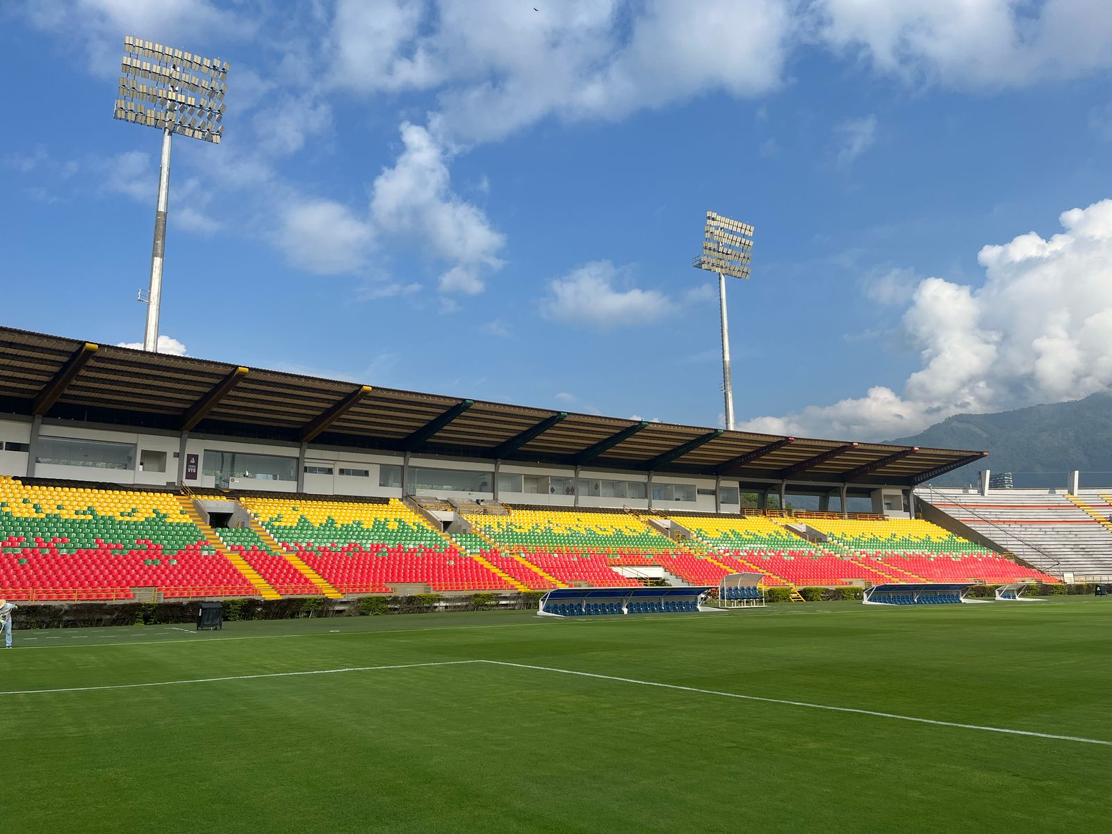 La grama del Estadio Murillo Toro está lista para el partido de hoy de Deportes Tolima Vs. Alianza Valledupar 1