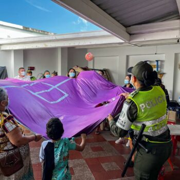 Historias: Samuel, el pequeño guerrero de Planadas celebró su primer año con la Policía 4