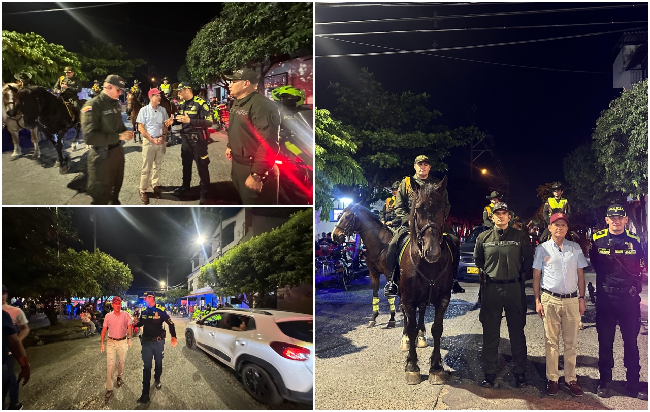 200 hombres y mujeres de la Policía y el Ejército se tomaron Espinal en operativo nocturno 6