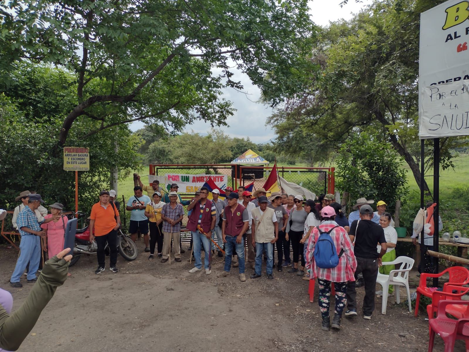 Alcaldesa de Natagaima defiende intervención de la fuerza pública ante bloqueo en relleno sanitario 1