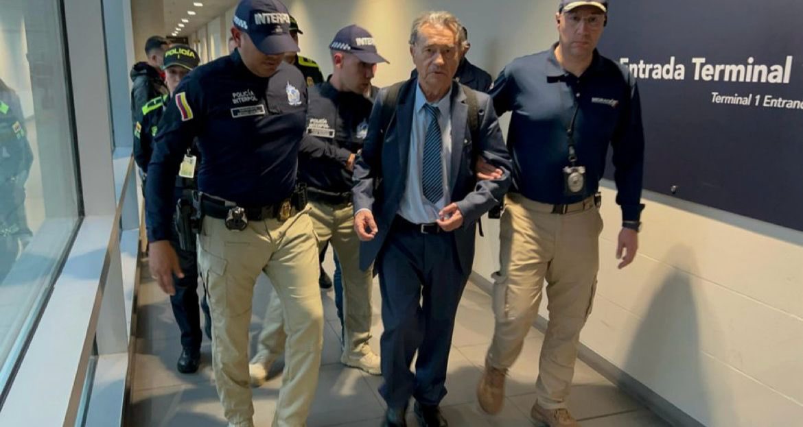 El exnarco Carlos Lehder llegó a Colombia, procedente de Alemana 1