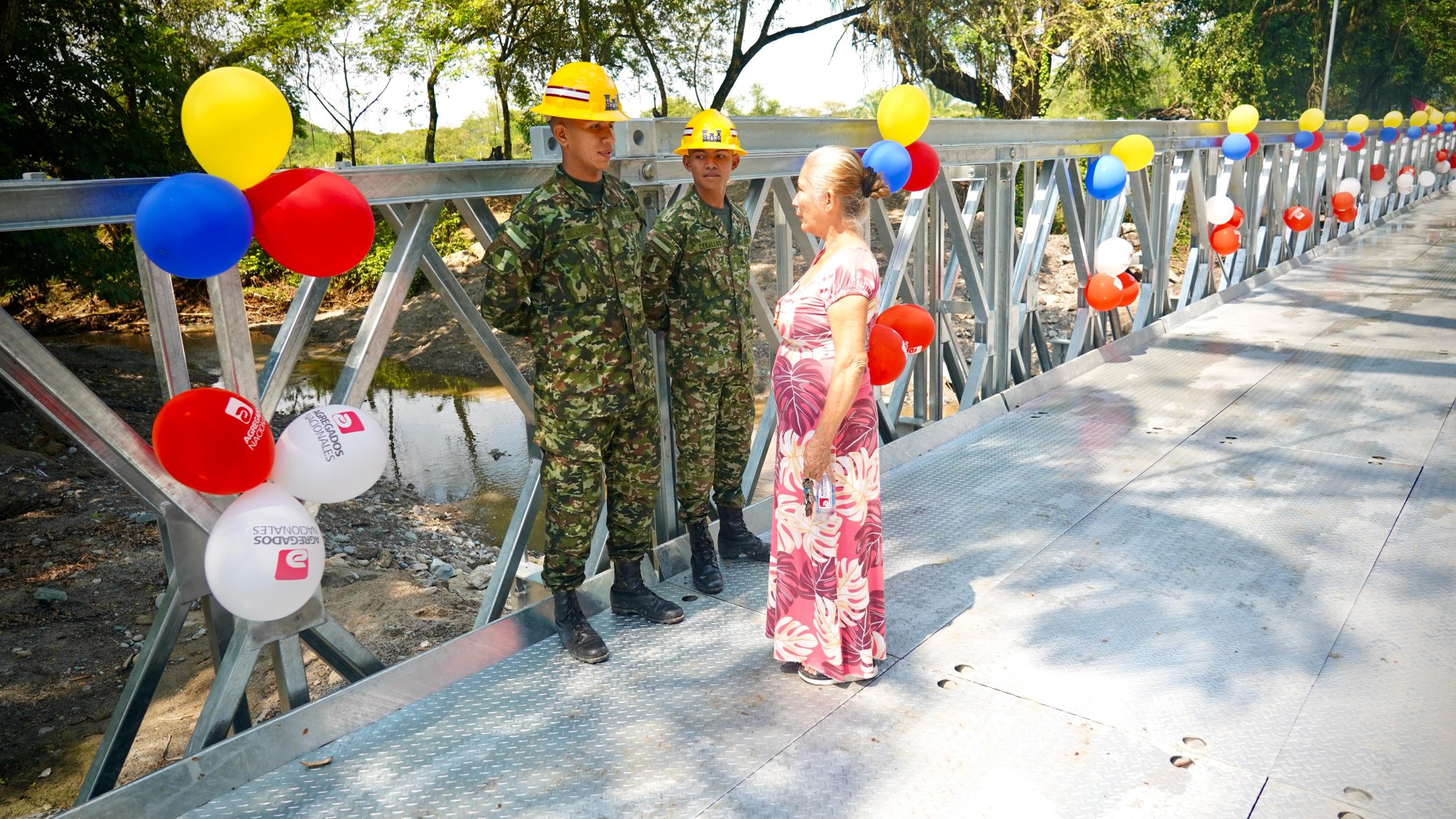 Unidad Nacional del Riesgo puso en servicio puente militar en San Luis 3