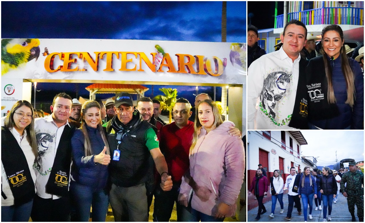 Gobernadora del Tolima llegó a Roncesvalles para celebrar el centenario del municipio 7