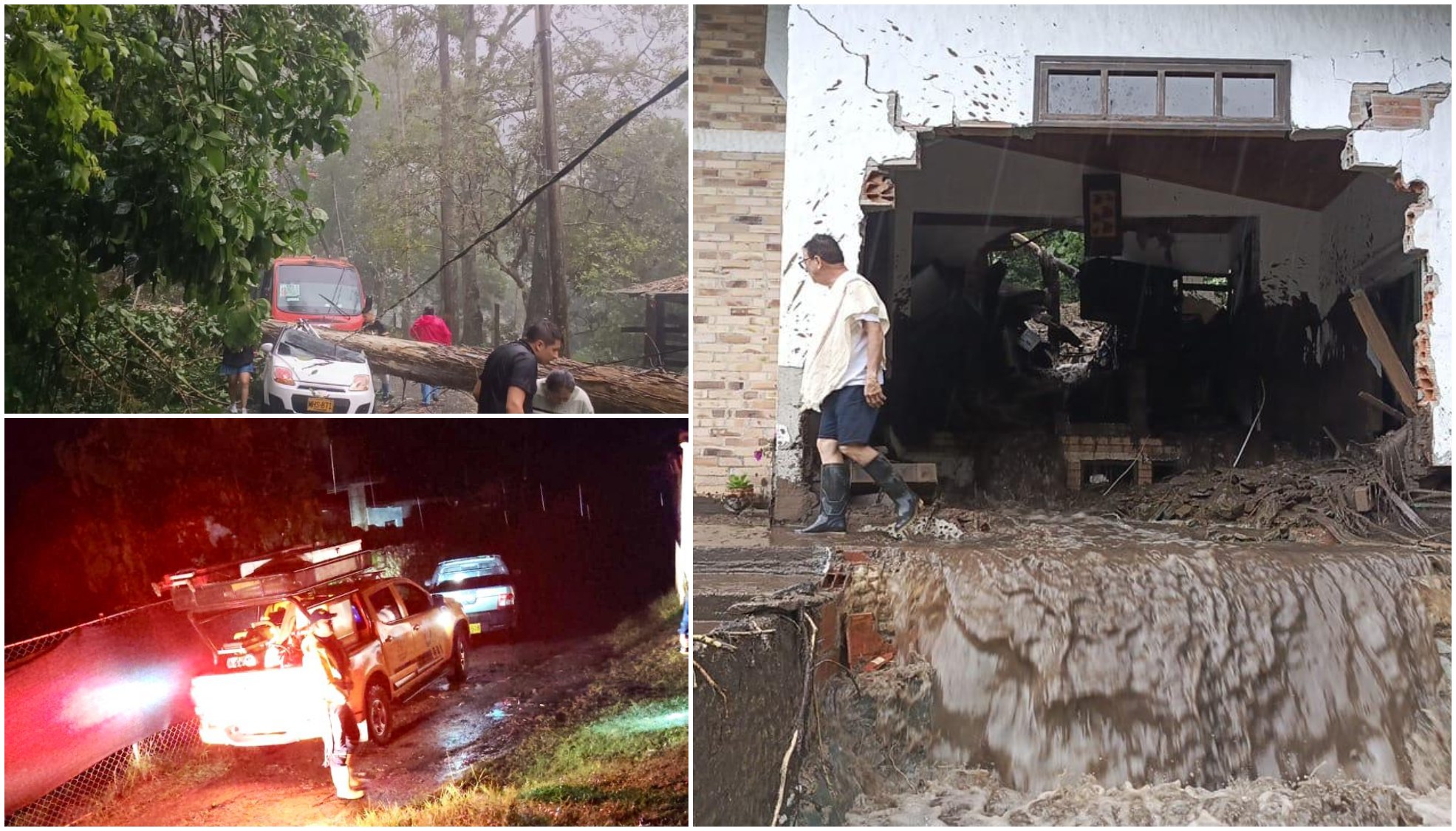 Alcaldía atiende emergencias por lluvias en el Cañón del Combeima 1