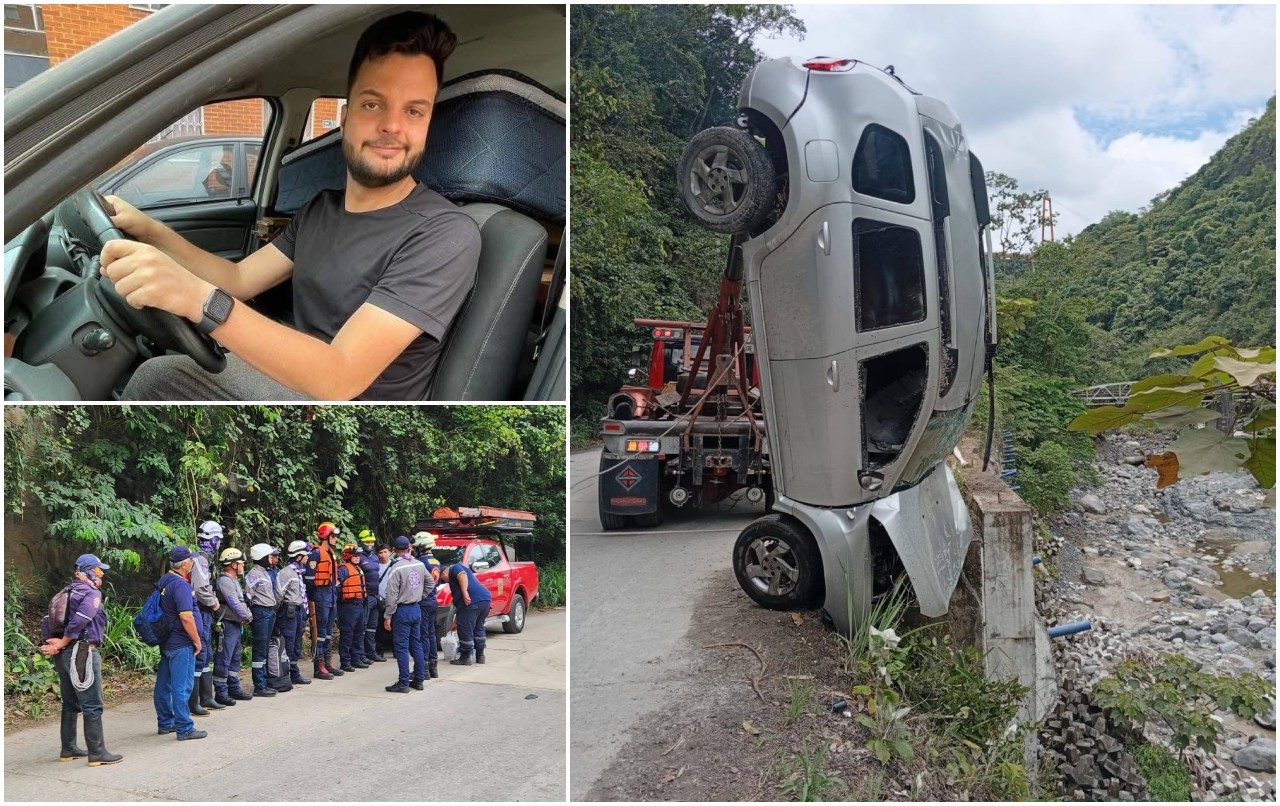 Continúa la búsqueda de joven desaparecido tras accidentarse en su carro y caer al río Coello en la vía Payandé - Ibagué 5