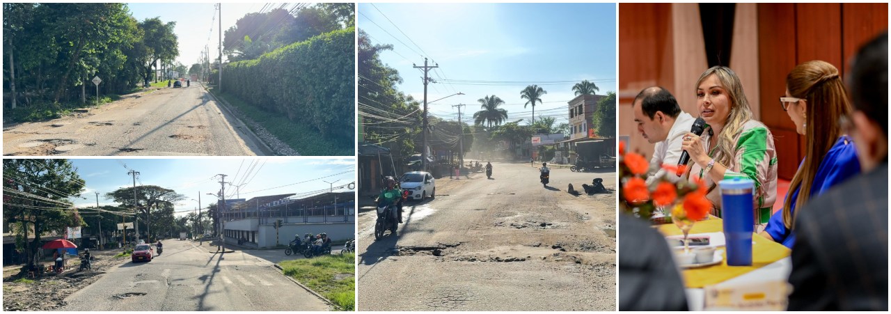 Anuncian histórica inversión para pavimentar vía a El Salado: 70 cuadras serán intervenidas 2