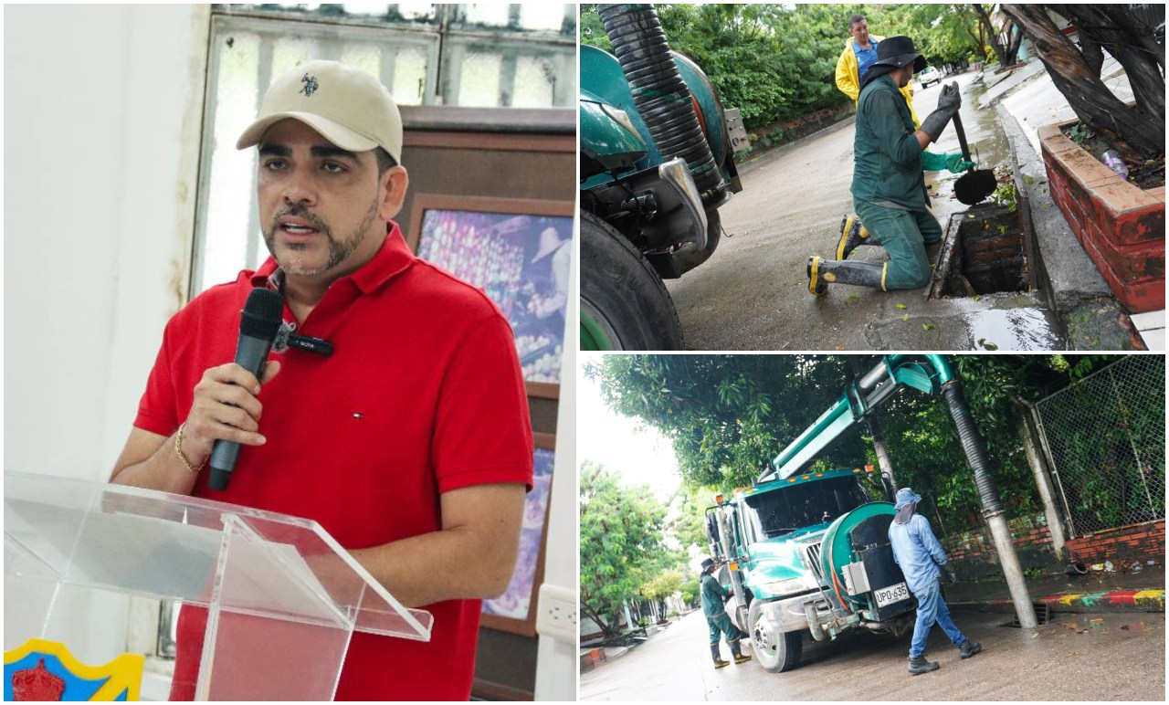 Espinal refuerza prevención de emergencias por lluvias con campañas y limpieza de sumideros 1