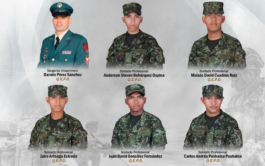 Ejército confirma seis militares muertos tras emboscada de disidencias en Guaviare 1