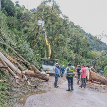 Infibagué recuperó las redes de alumbrado público afectadas por la emergencia en el Cañón del Combeima 3