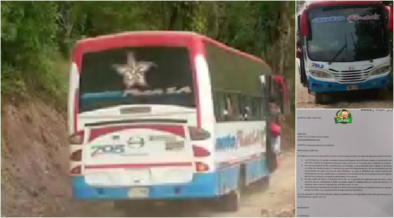 Sin transporte quedaron los habitantes de la comunidad de El Rodeo Alto Cunday 1